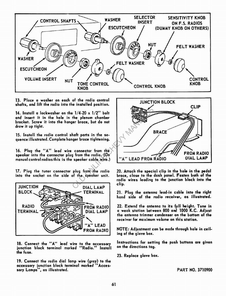 1955 Chevrolet Accessories Manual Page 46